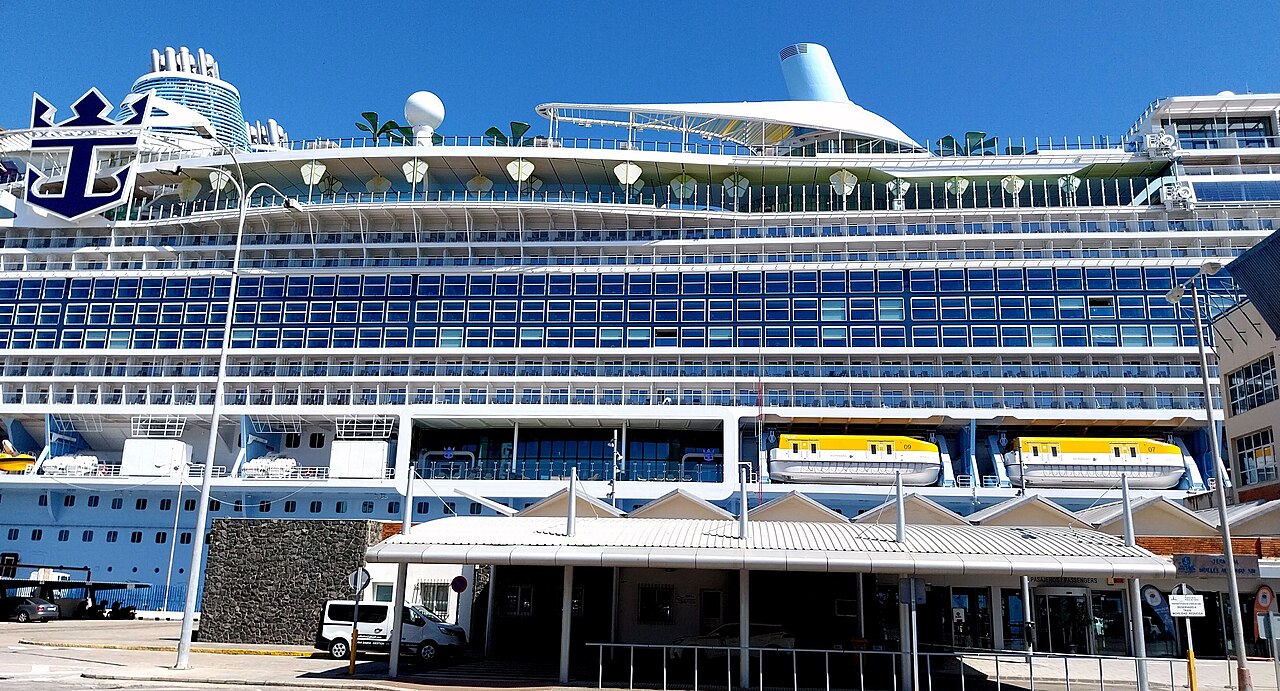 Star of the Seas docked in the port of Cádiz