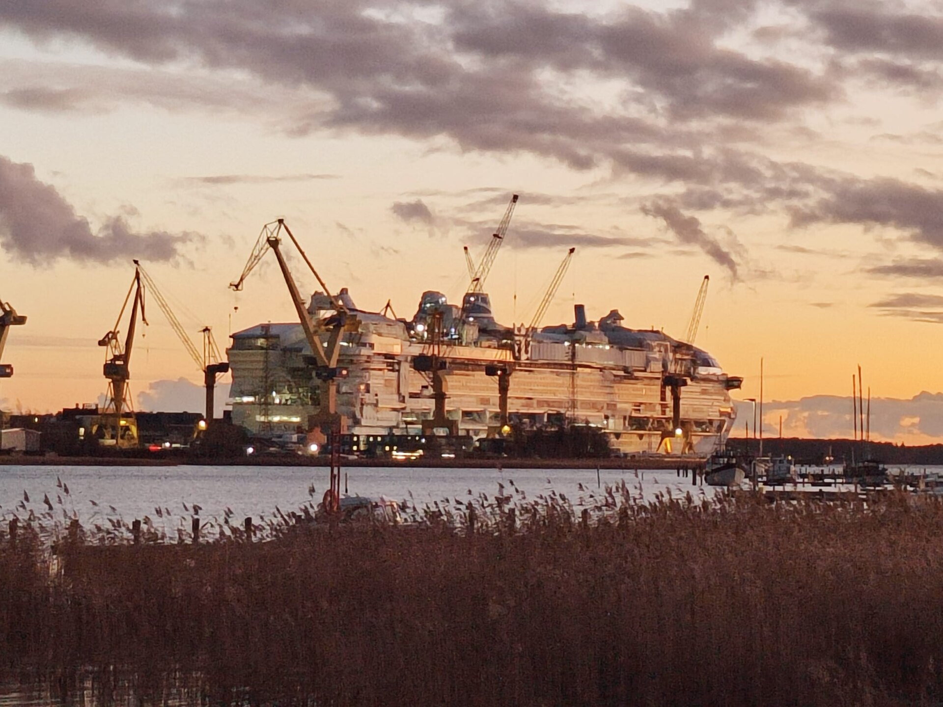 Star of the Seas at the Pansio shipyard, 2024