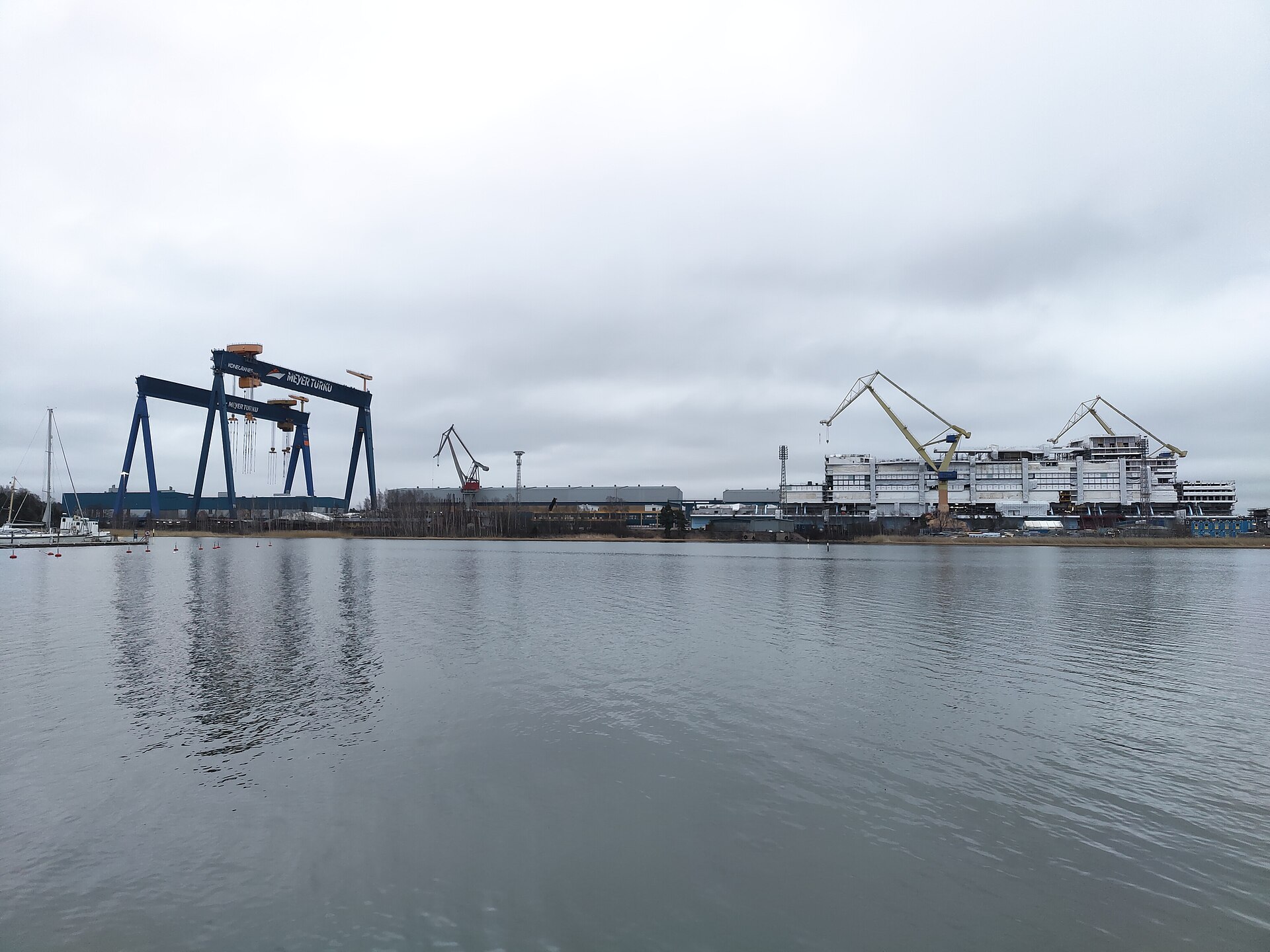 Legend of the Seas under construction at Meyer Turku, April 2025