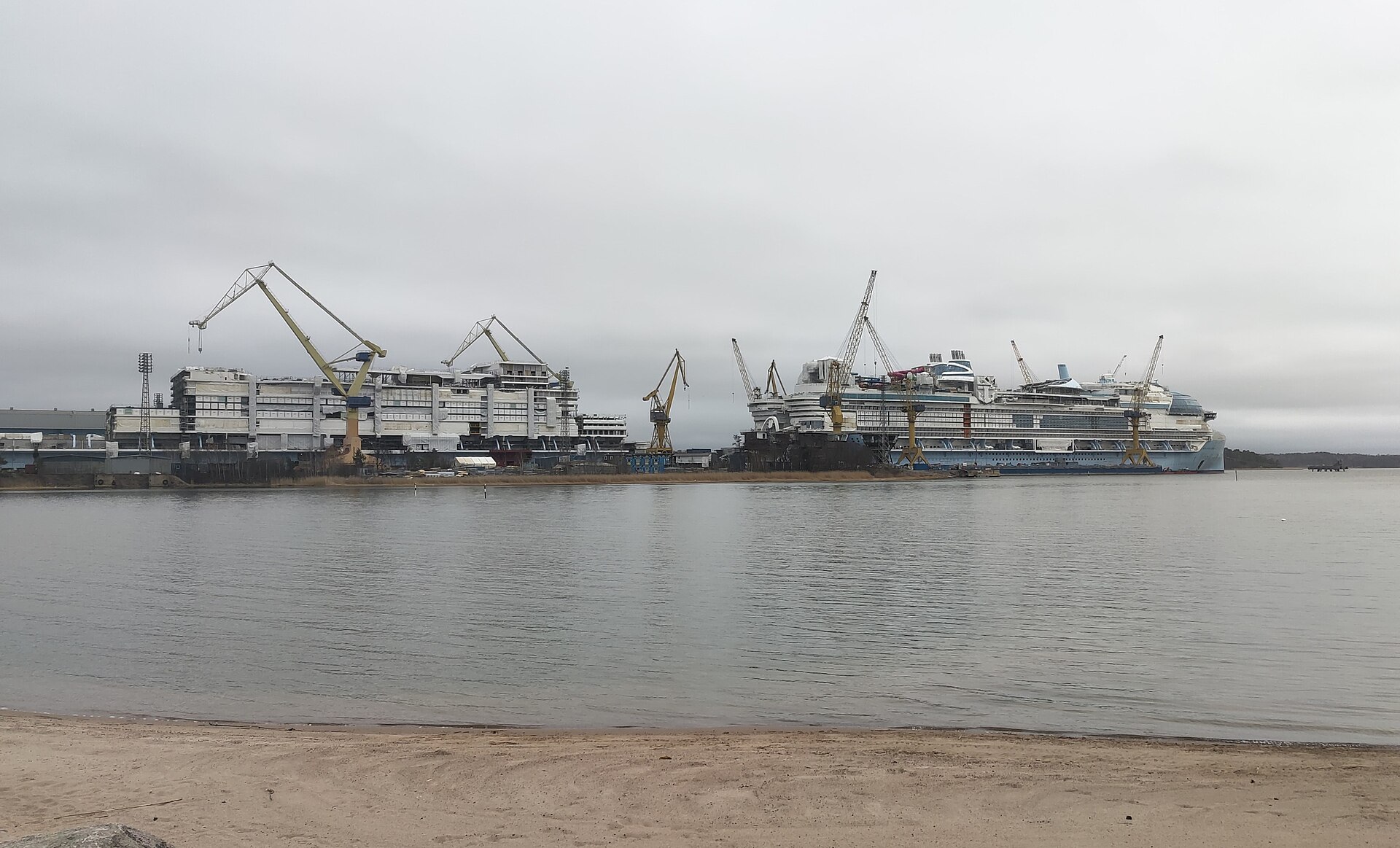 Star of the Seas at the Meyer Turku outfitting quay, 2025